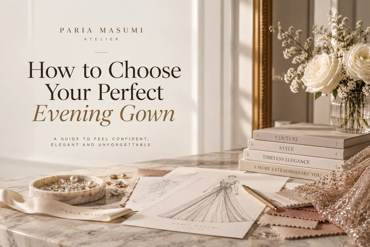 How to Choose Your Perfect Evening Gown - Paria Masumi