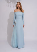 Azure Crystal Cascade Gown - Paria Masumi