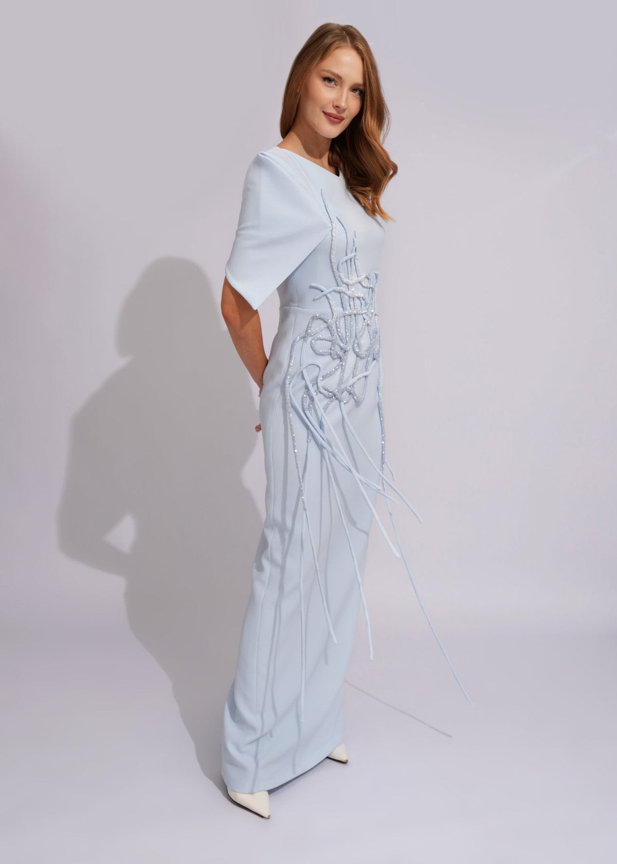 Azure Sculpture Evening Gown - Paria Masumi