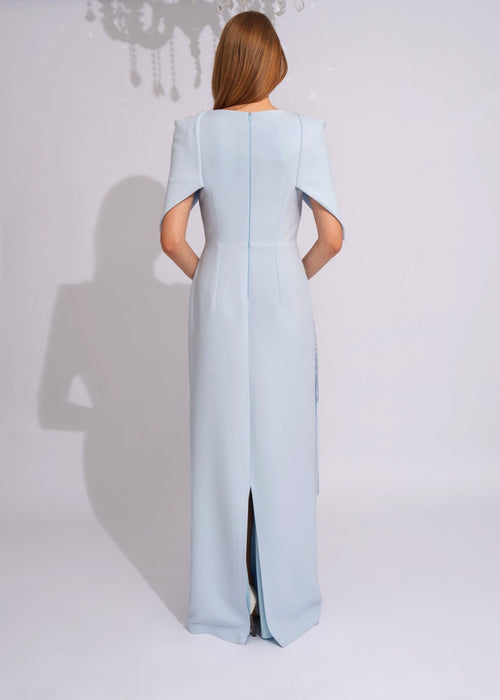 Azure Sculpture Evening Gown - Paria Masumi