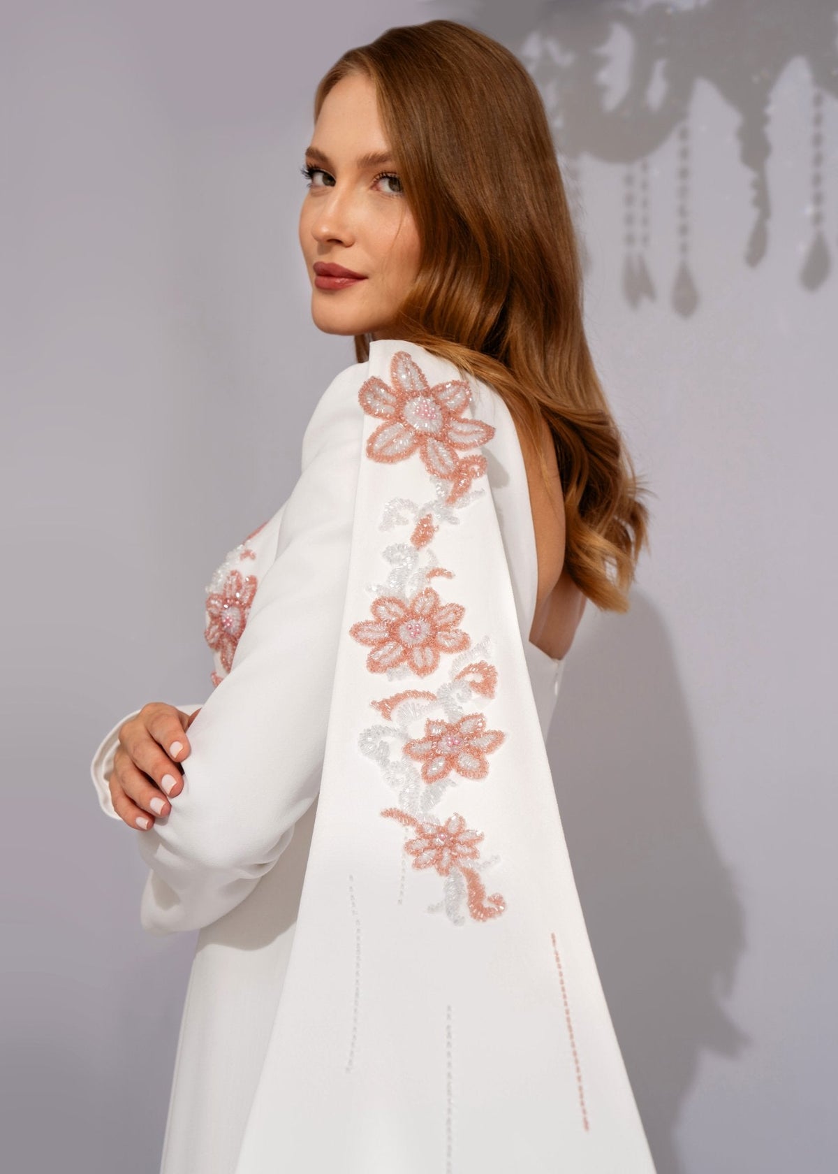 Blossom Cape Evening Gown - Paria Masumi