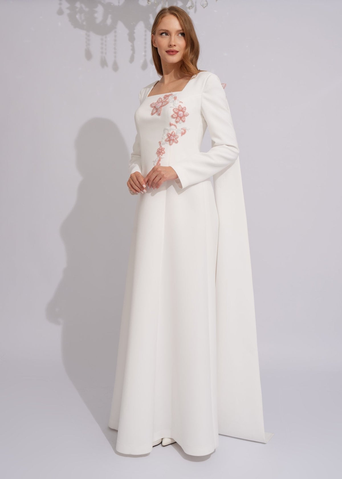 Blossom Cape Evening Gown - Paria Masumi
