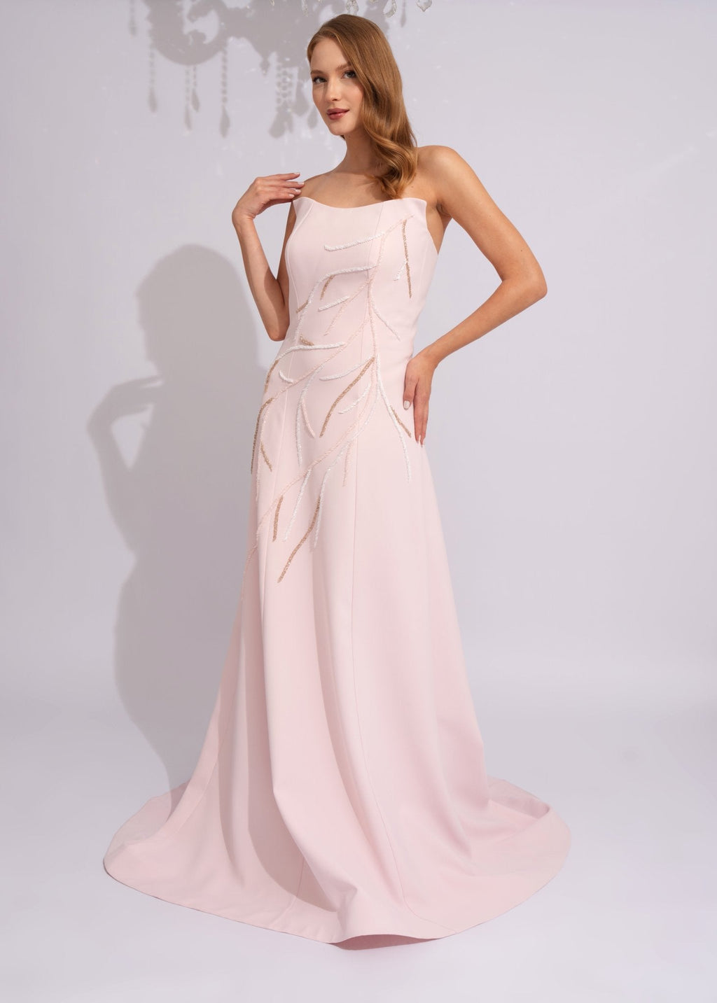 Blush Whisper Strapless Gown - Paria Masumi