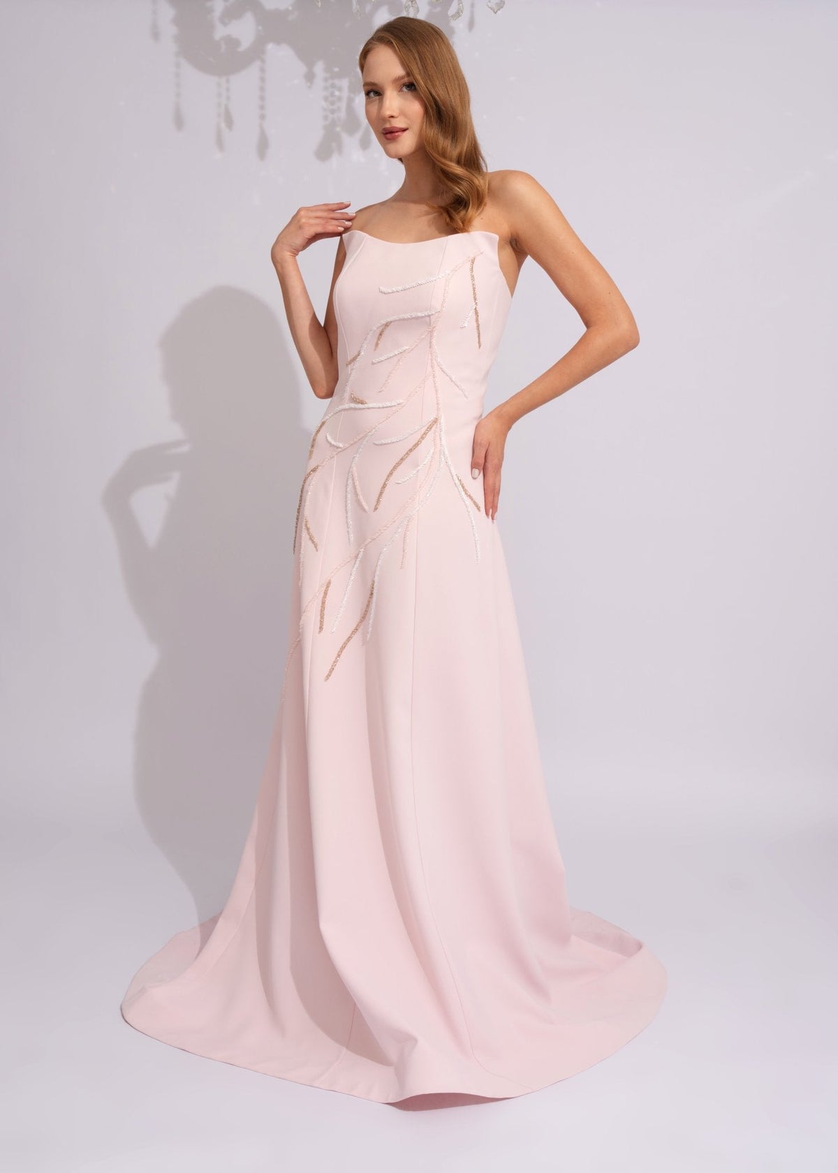 Blush Whisper Strapless Gown - Paria Masumi
