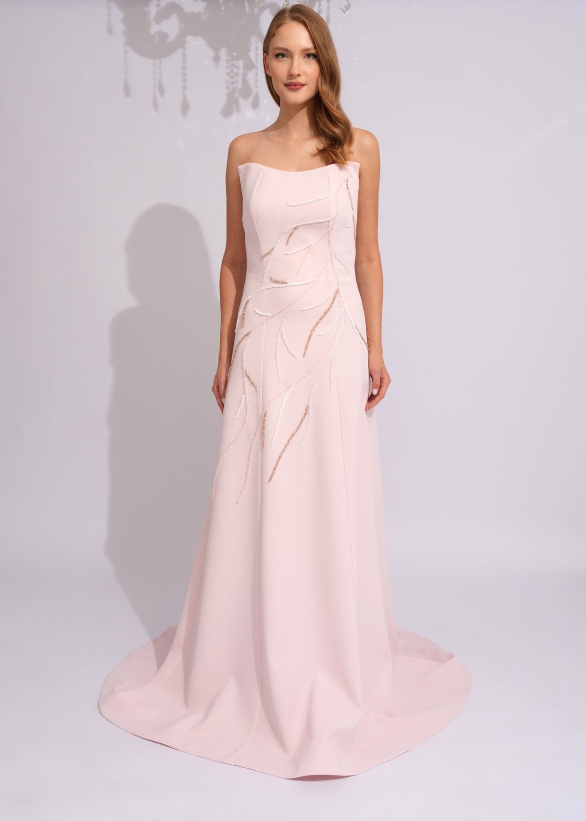 Blush Whisper Strapless Gown - Paria Masumi