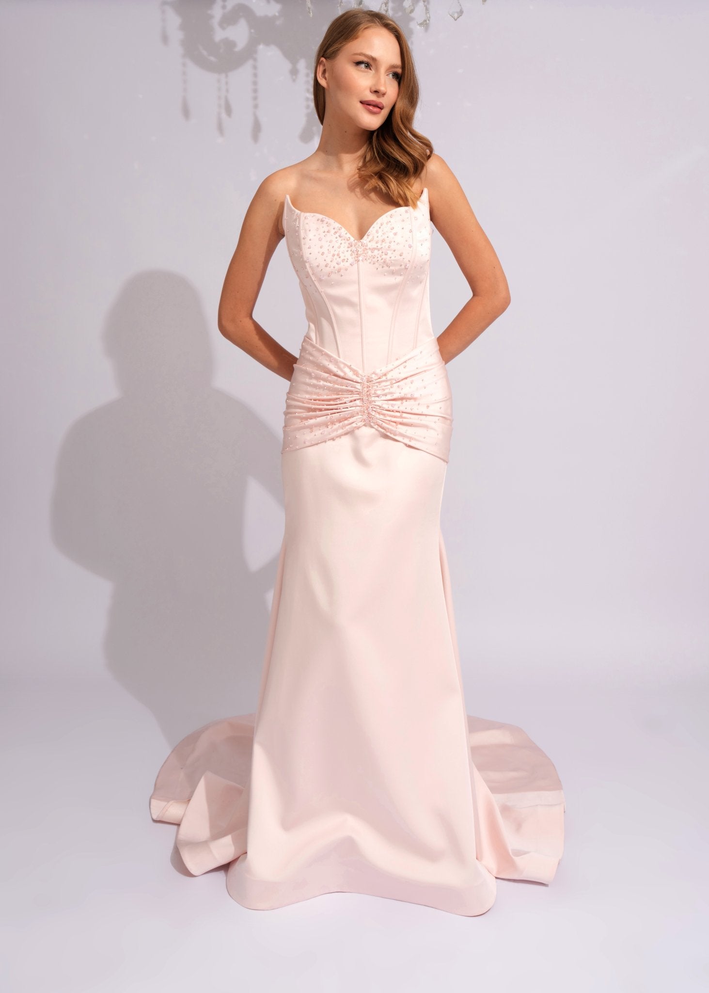 Rosalie Crystal Corset Gown