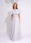 Moonstone Crystal Cape Gown - Paria Masumi