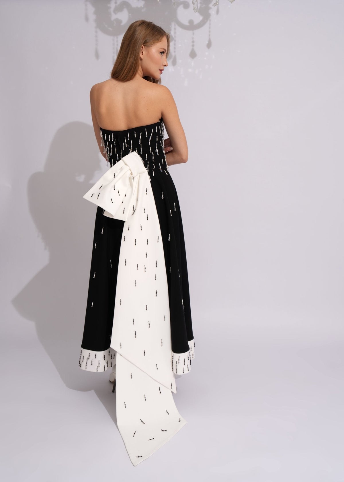 Noir Blossom Crystal Gown - Paria Masumi Noir Blossom Crystal GownEvening GownParia MasumiParia Masoumi
