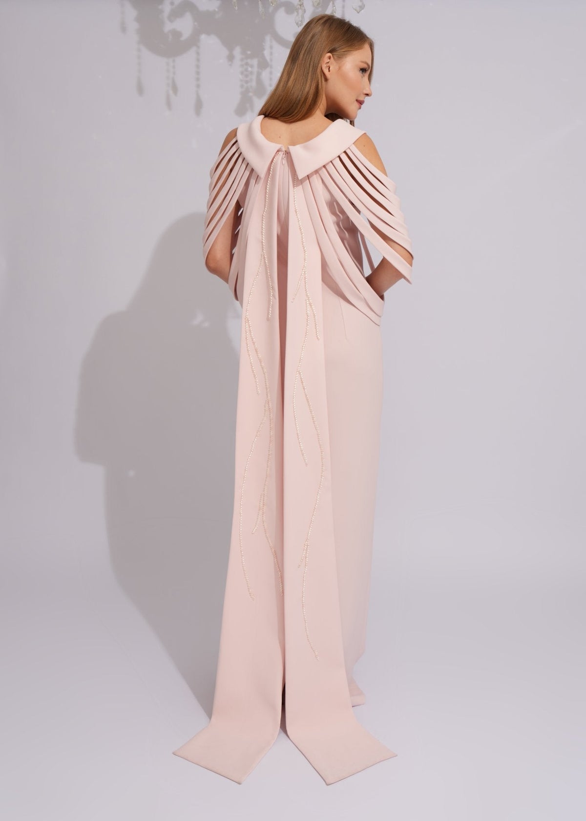 Pearl Cascade Evening Gown - Paria Masumi