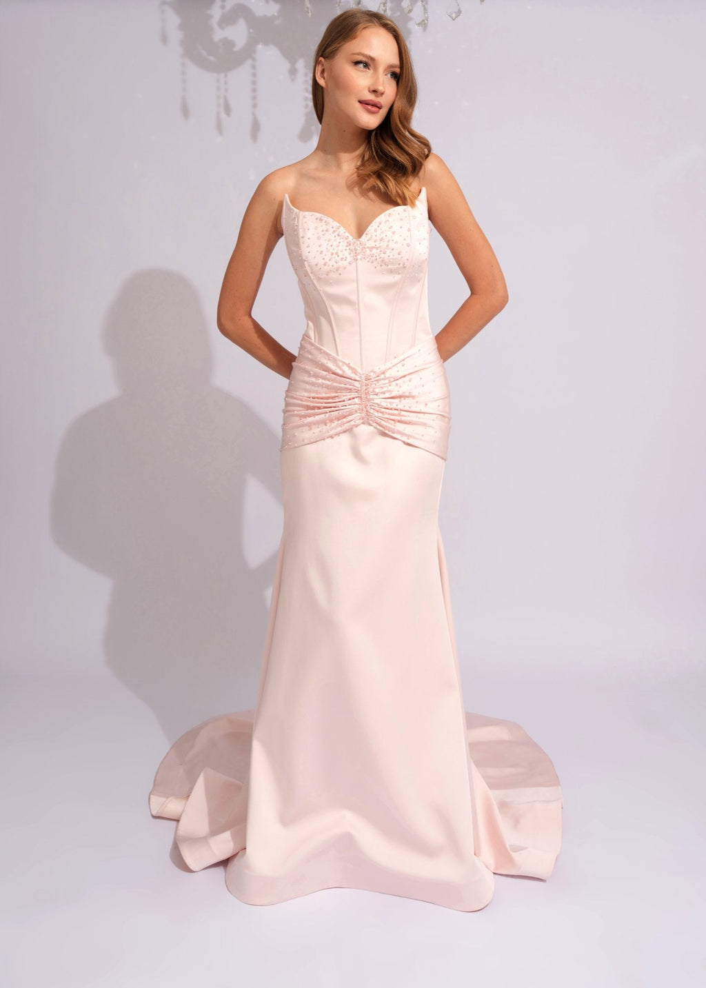 Rosalie Crystal Corset Gown - Paria Masumi