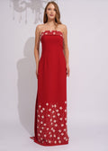 Scarlet Blossom Evening Gown - Paria Masumi
